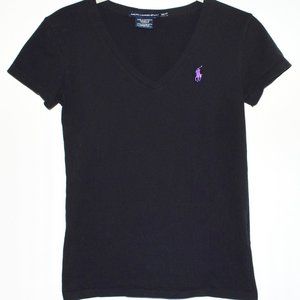 Ralph Lauren Sport Short Sleeve Black T-Shirt - XS